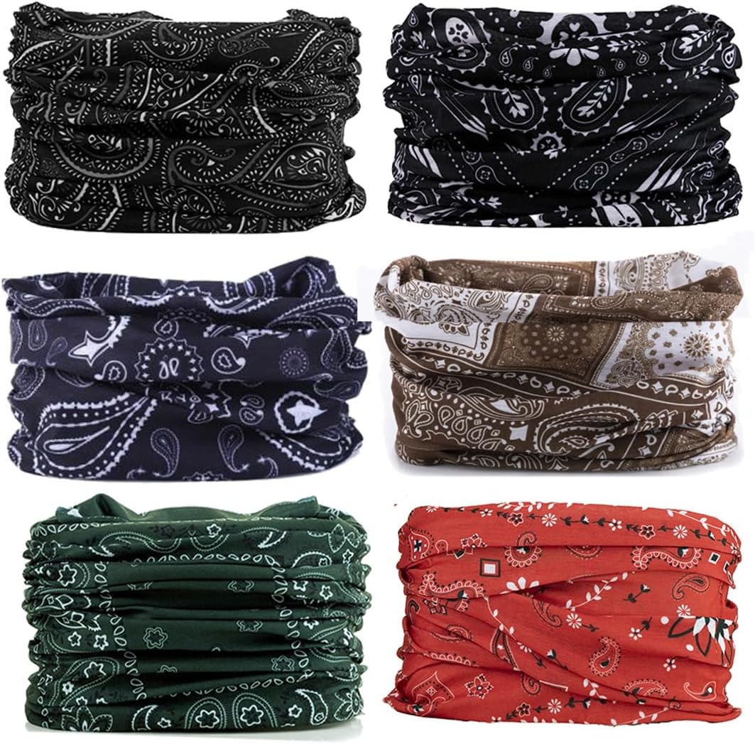 Skiennix Neck Gaiter Face Cover - Breathable Sun & Dust-Proof Mask for Cycling, Running, Hiking