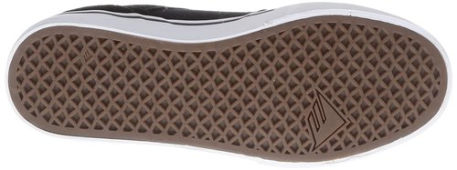 Emerica The Low Vulc – Slim Skate Feel, Vulcanized Durability, Cushioned Fit, True Quality, Everyday Wear Black/Gold/White