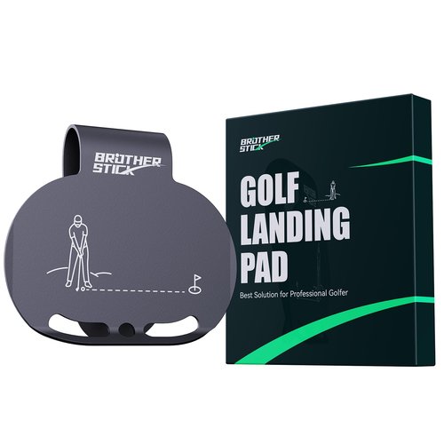 BROTHER STICK Metal Landing Pads for Golf Bag Accessories for Men Metal Clips for Quick and Easy Access of Golf Bags, Magnetic Golf Towels, Magnetic Golf Rangefinder Strap Golf Accessories Golf Gifts