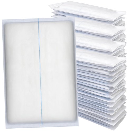 Vakly 100 ABD Combine Abdominal Pads 5x9 High Absorbency Sterile Individually Wrapped 5'' x 9'' Non-Adherent Absorbent Gauze - Heavy-Draining, Trauma and First Aid Wound Dressing