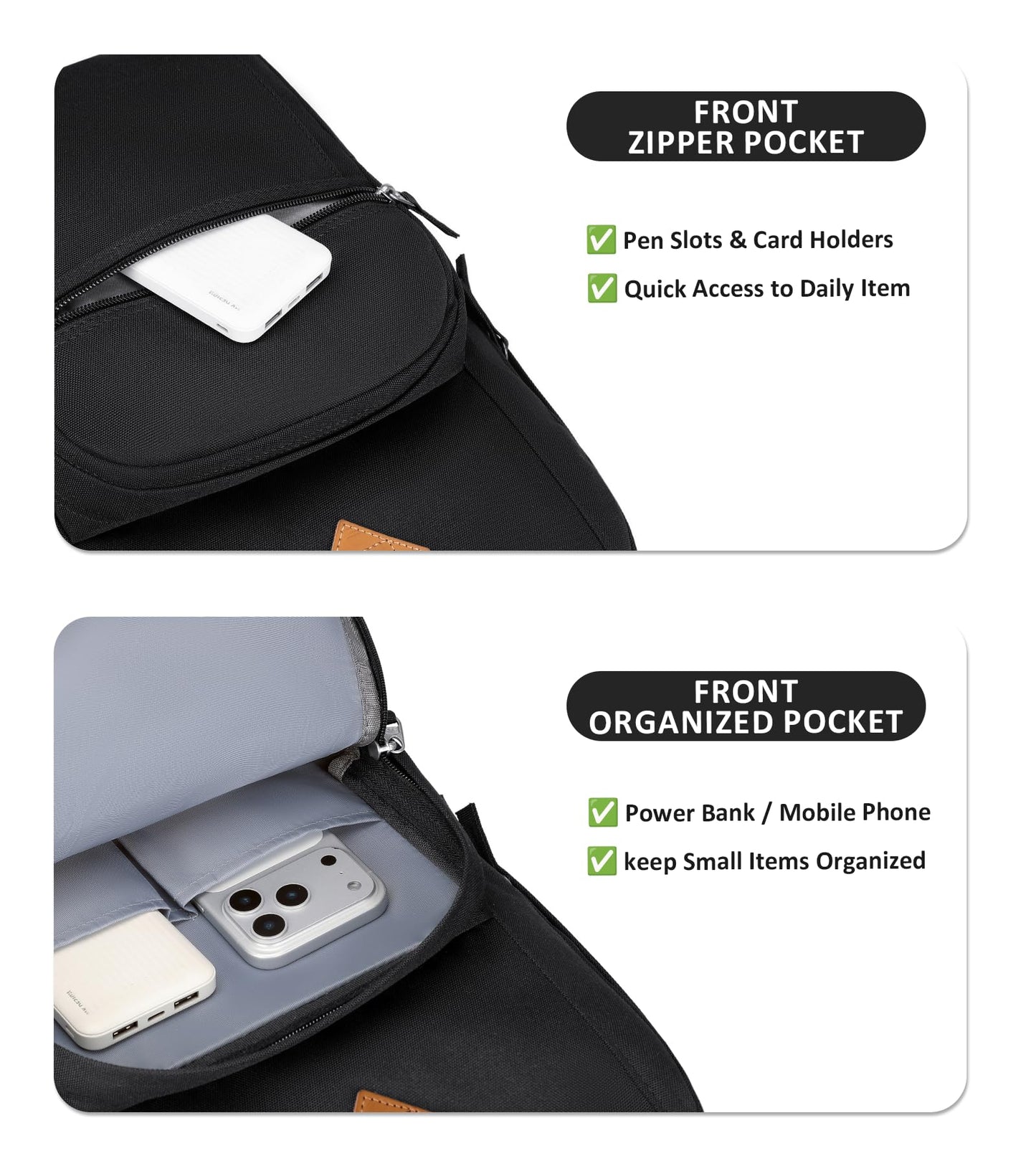 abshoo Classical Basic Travel Backpack For School Water Resistant Bookbag