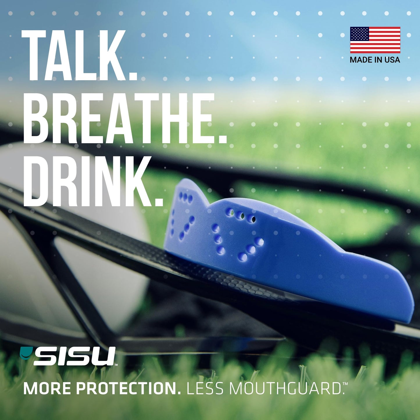 SISU 3D Mouthguard, Snow White - Pre-Formed, Easy Fit Protection for Lacrosse, Football, Hockey, Team Sports - Adult Fit - Remoldable Up to 20 Times - Works for Braces - Non Toxic