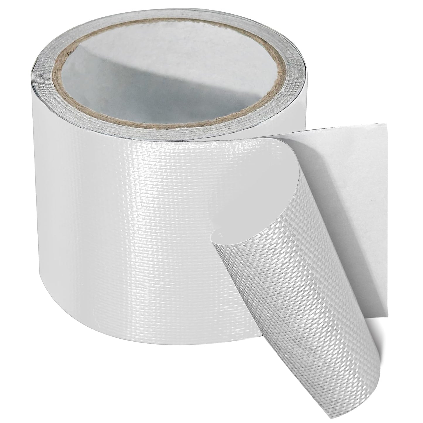 Birllaid Awning Repair Tape for Tarp, Heavy Duty Outdoor Repair Tape for Siding, Boat Covers, Tent, Sail Repair Patch Kit, Waterproof, UVproof, White