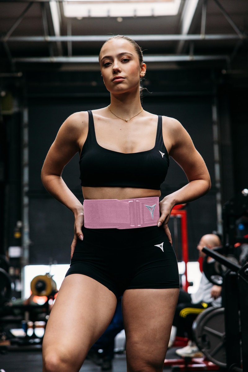 Breaking Limits Pink Lifting Belt - Weight Lifting Belt Women - Squat Belt for Gym, Weightlifting, Powerlifting, Deadlifts - Cinturones para Hombre Gym - Woman Lifting Belts (Small)