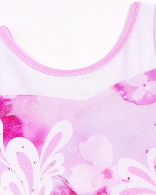 JiAmy Girls Gymnastics Leotards - Glitter Ballet Dance Unitards with Shorts & Hairband for Kids