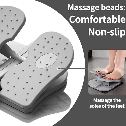 Foldable Leg Exerciser - Portable Under Desk Foot Pedal for Seniors | Relieves Varicose Veins & Strengthens Leg Muscles