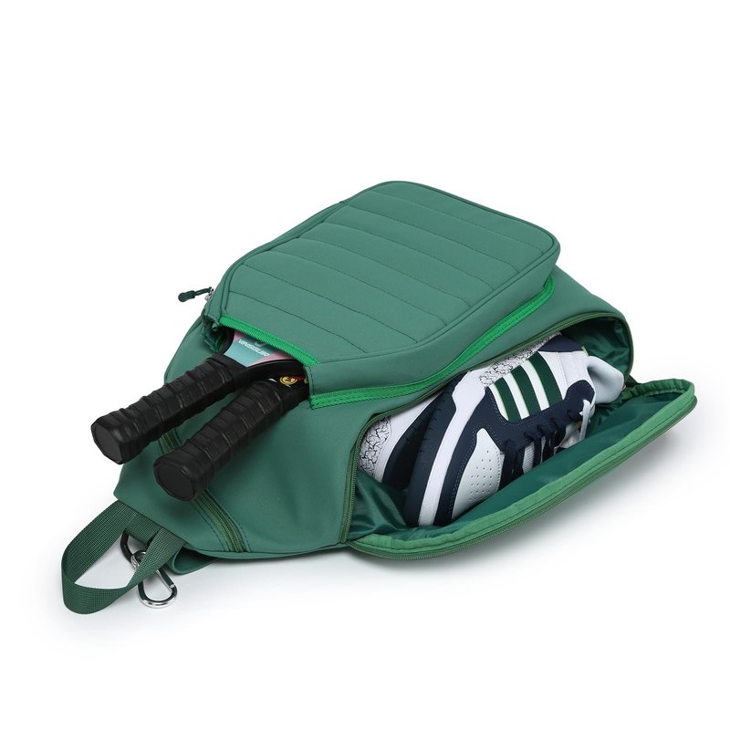 RAINBOW SMILE Sling Bag Crossbody Backpack for Pickleball Paddle Tennis Racketball Travel for Men and Women, with Ice Bag 2PS