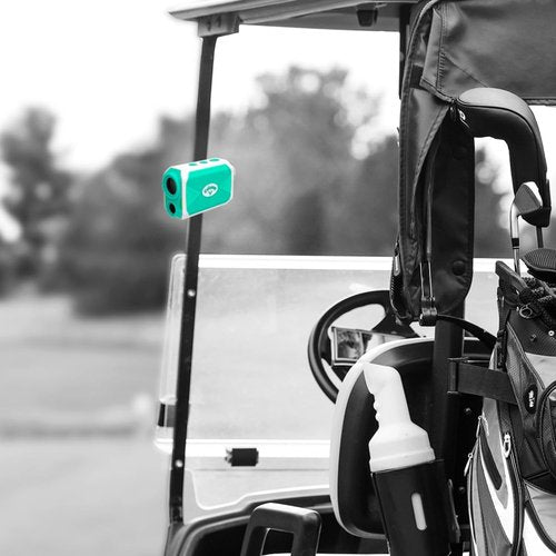 Callaway Micro Pro Golf Laser Rangefinder - Ultra Compact, Rechargeable & Magnetic Cart Mount