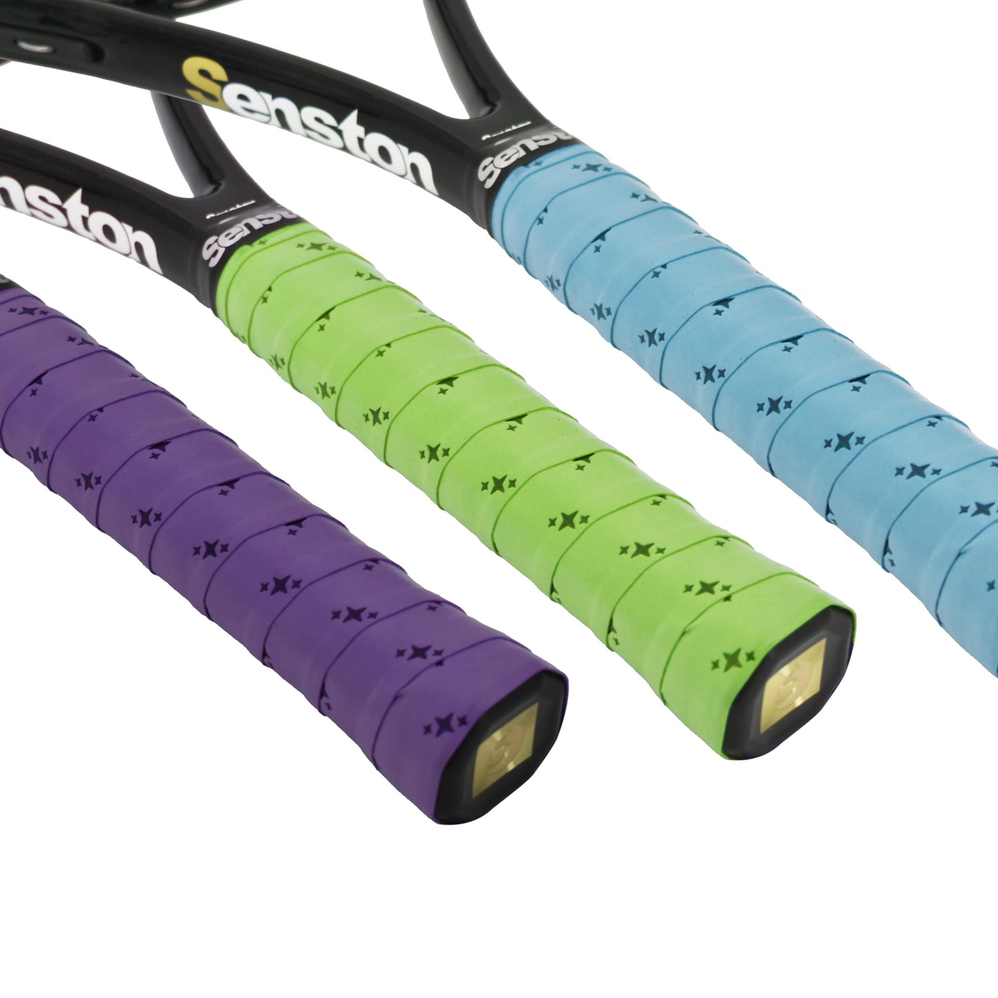Senston 3Pcs Racket Grip Tapes Twinkling Stars Handle Grips
