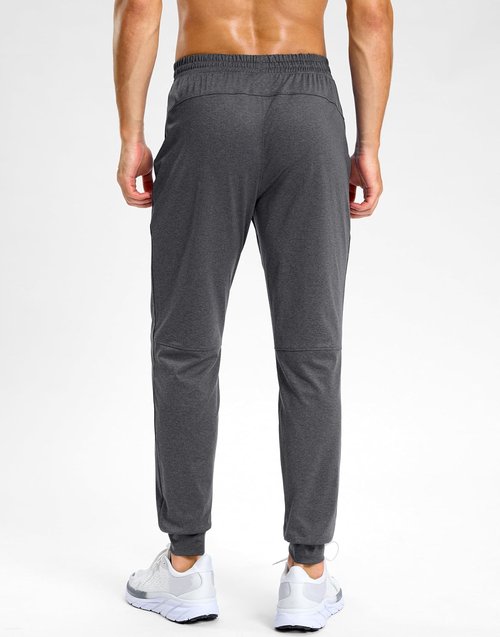G Gradual Men's Joggers - Quick Dry Stretch Tapered Sweatpants with Zipper Pockets | Athletic Gym Wear