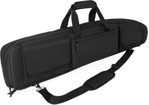 DULCE DOM Double Rifle Case - Tactical Soft Gun Bag with Movable Divider | 36-48 Inch, Ideal for Range & Hunting