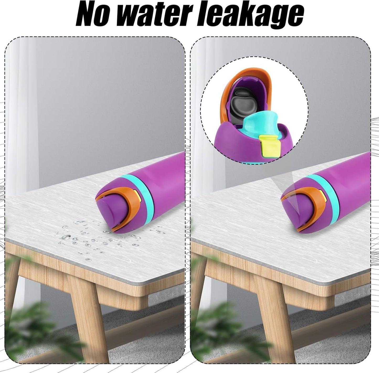 Owala | Water Bottle Lid Replacement - Silicone Stopper for 24oz & 32oz Bottles - Black
