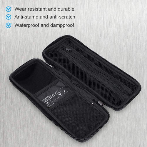 Bicycle Tool Bag, Portable Repair Kits Tools Bag Bike Kettle Rack Bottle Hard Shell Package(Carbon Black)