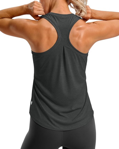 G Gradual Women's Workout Tank Tops - Racerback Athletic Yoga Shirt | Loose Fit Sleeveless Gym Top