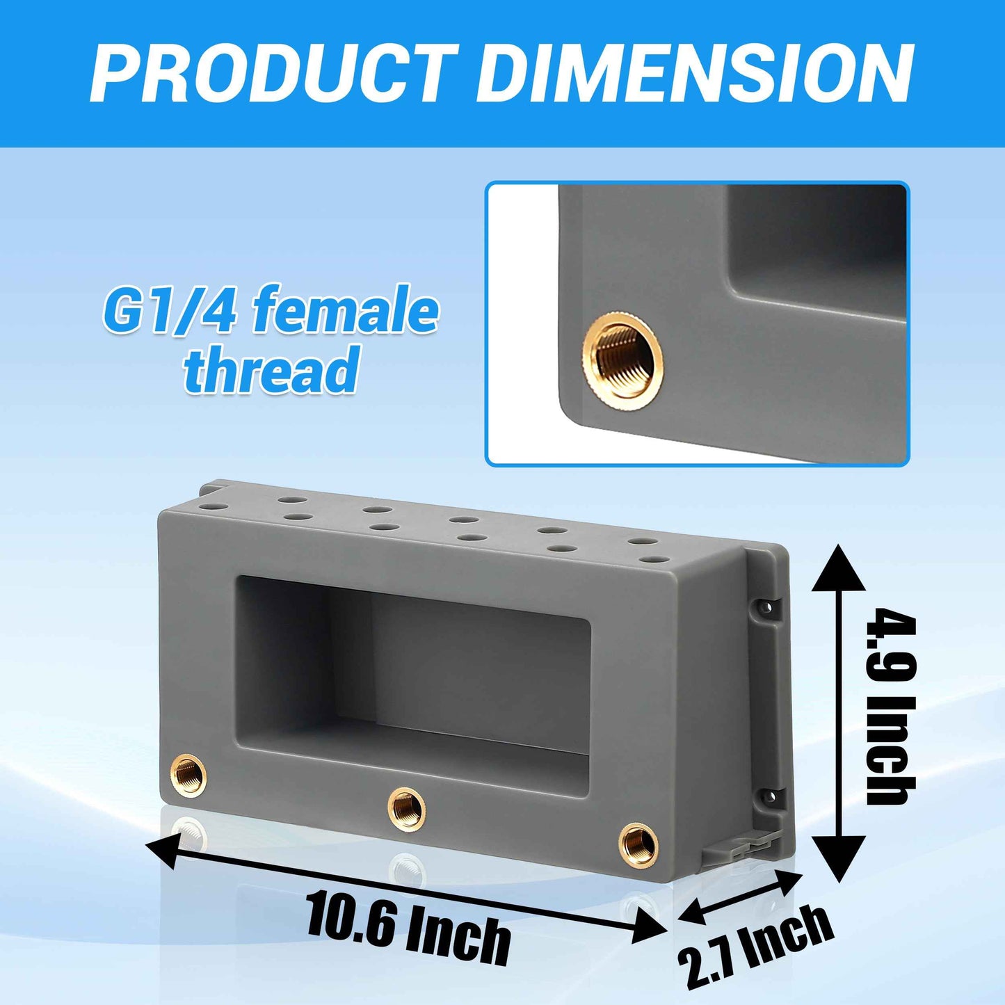 PWACCS Pressure Washer Gun Holder, Foam Cannon Holder, 1/4" Quick Connect Pressure Washer Nozzle Tip and Wand Holder, Foam Cannon Bucket Mount for Organize Power Washing Accessories