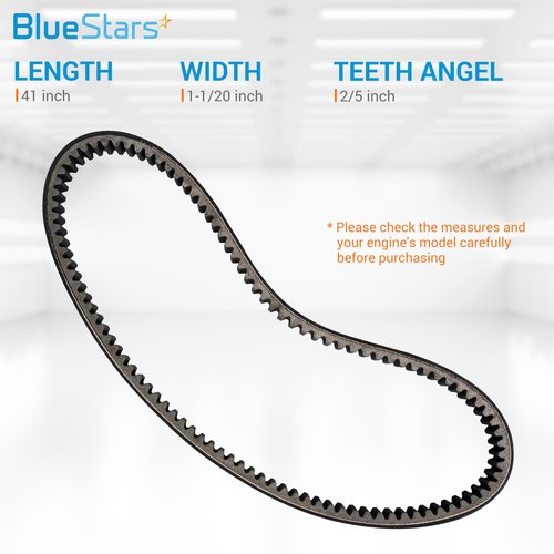 BlueStars Golf Cart Drive Belt Replaces 27077-G02 27077-G01 - Fits for EZ.GO Marathon 4-Cycle 1991-1996 and 2-Cycle 1992-1993 Gas Golf Cart
