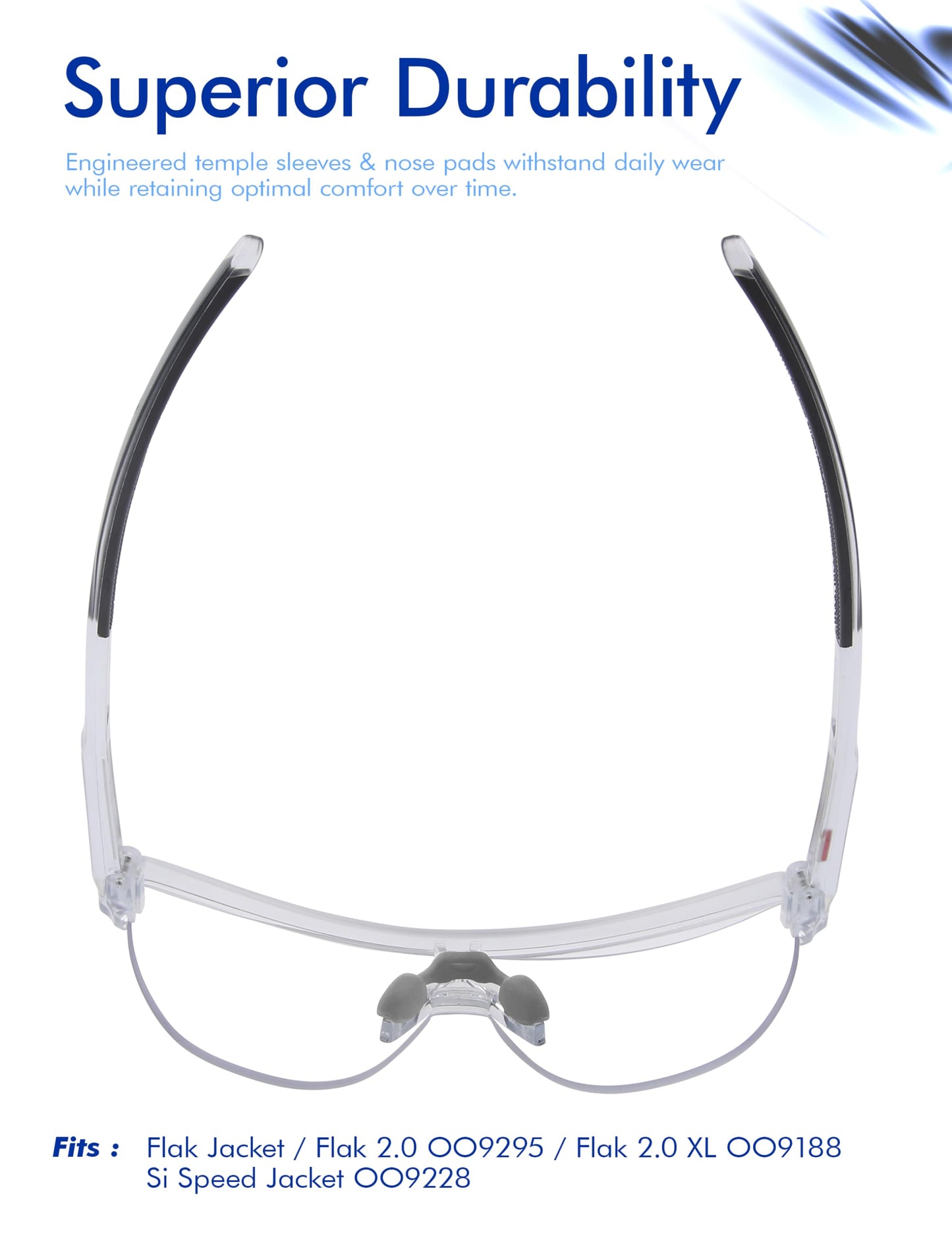 SAUCER Replacement Nose Pieces Pads for Oakley Actuator OO9250 | OO9250A Sunglasses - Standard Grey