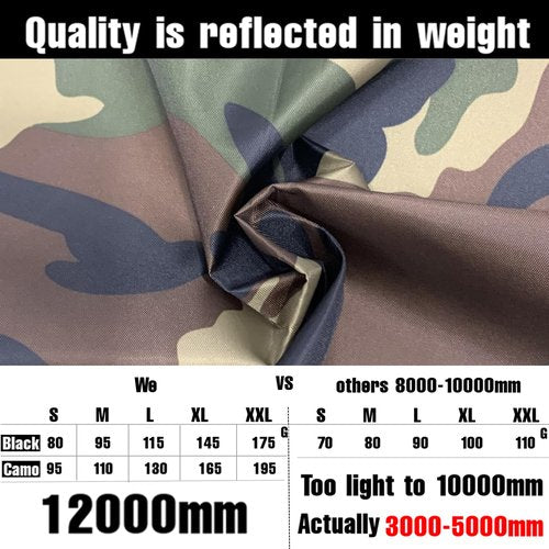 Joy Walker Waterproof Backpack Rain Cover for (15-90L), Upgraded Anti-slip Cross Buckle Straps, Triple Strengthened Layers for Hiking Camping Traveling (Camouflage, Large (for 40-50L backpack))