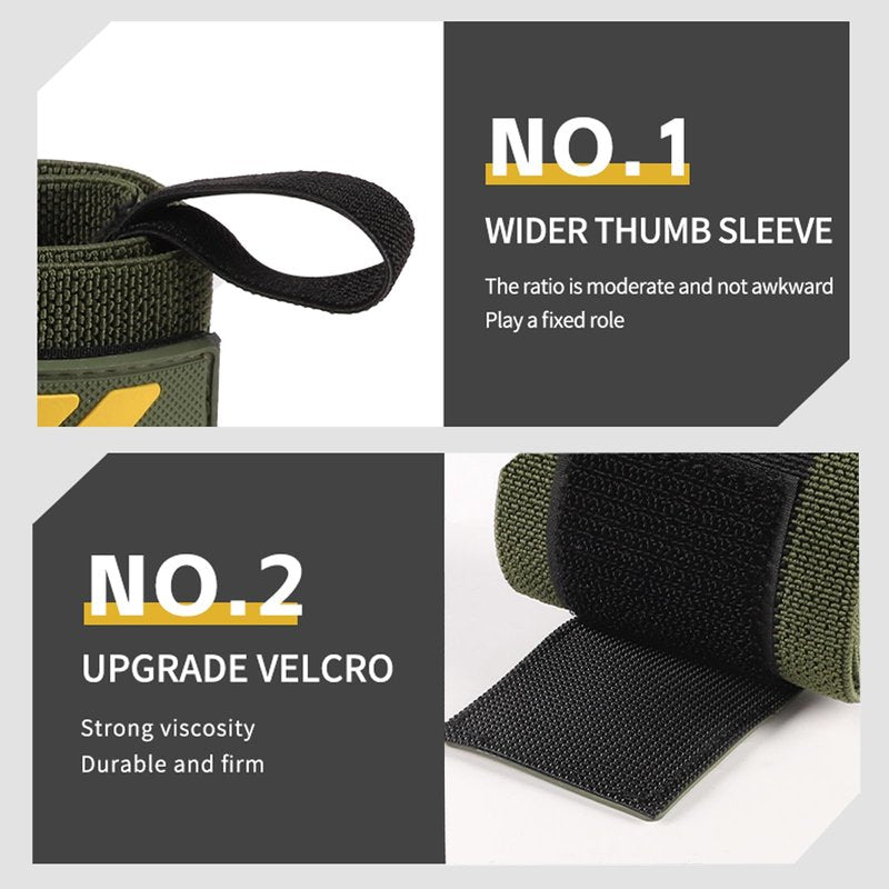 Cinlitek Pro-Grade Weightlifting Wrist Wraps (24") for Gym, Strength Training, and Powerlifting(1 Pair) - Heavy-Duty Thumb Loop Straps for Maximum Wrist Support in Bodybuilding & Fitness (Men & Women)