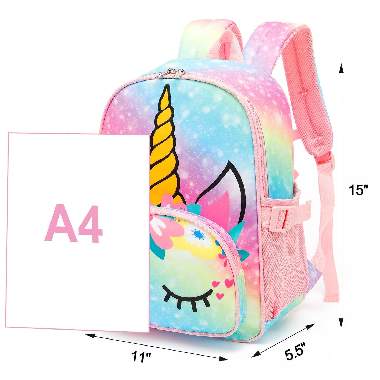 BTOOP Kids Toddler Backpack Girls School Backpack Preschool Ice Cream BookBag Preschool Kindergarten School Bag
