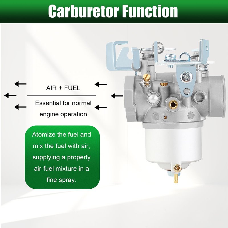 QAZAKY Carburetor Compatible with Yamaha Gas Golf Cart G2 G5 G8 G9 G11 G14 4-Cycle Engine 1985-1996 J38-14101-00 J38-14101-01 J38-14101-02 JN3-14101-00 JN3-14101-10 Carb