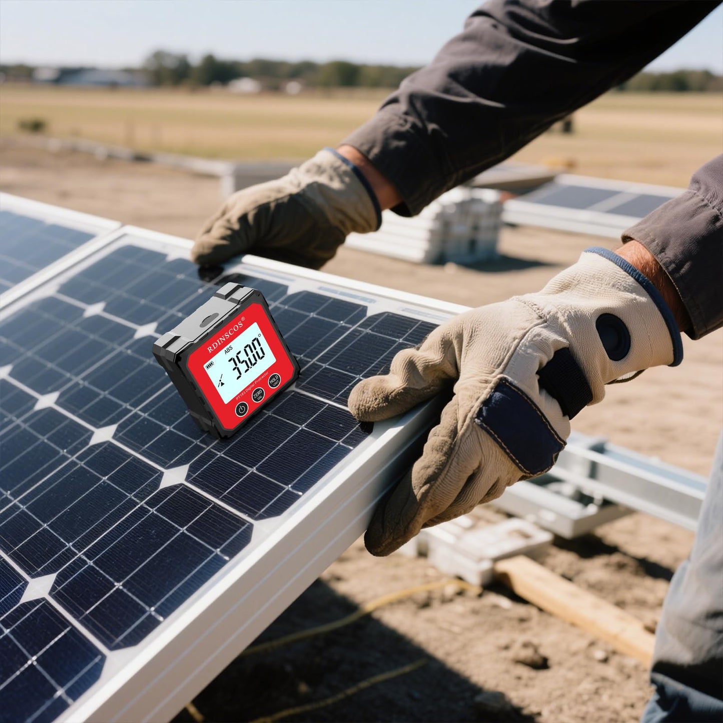 Rechargeable Digital Angle Finder Magnetic Table Saw Angle Finder Tool Inclinometer -4 of 90 Degree Finder Angle Cube Digital Protractor Bevel Gauge for Woodworking Micro Jig (PT183)