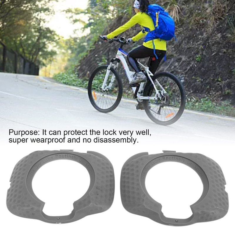 SPYMINNPOO 1 Pair Cleats, Pedal Cover Cleat Quick Release Walkable Lock Plate for Zero Aero
