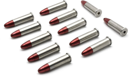 Steelworx 22 LR Steel Snap Caps - Durable Dummy Rounds for Safe Dry Firing Practice