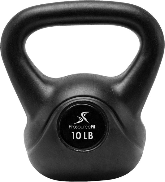 ProsourceFit Vinyl Kettlebell - Durable Weight Options from 10 to 35 lbs for Effective Workouts