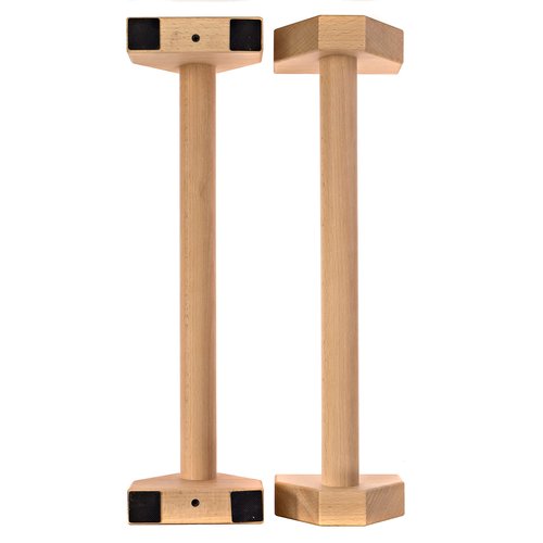 Driven | Professional Large Beech Wooden Parallettes | Calisthenics | Push Up Bars | Anti Slip Base | Gym Gear Workout Portable Crossfit