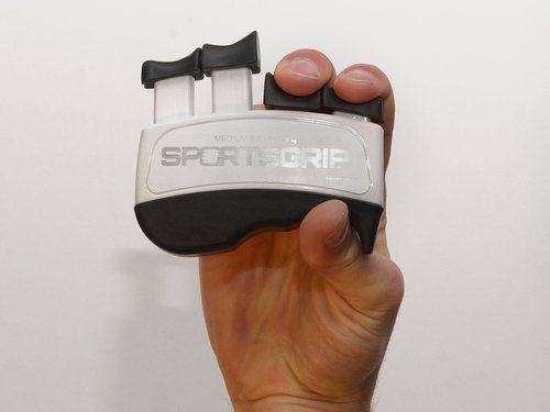 SPORTSGRIP Hand and Finger Exerciser (Medium - 5lbs / 2.3kg) – Best Ergonomic Finger Strengthener to Improve Grip for All Sport Athletes