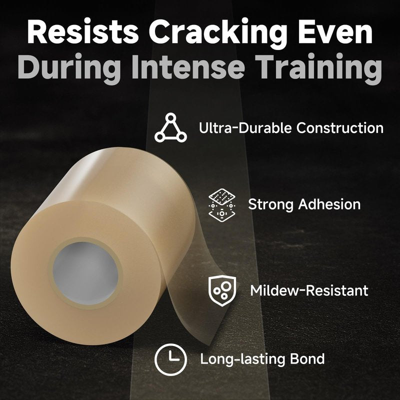 Powerber Wrestling Mat Tape 4'' - Clear Mat Tape Wrestling, PVC Wrestling Tape for Mats, 6 Rolls