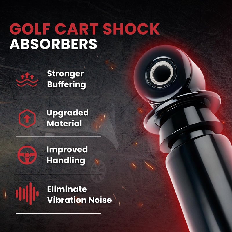 RARAYC 2PCS Golf Cart Rear Shock Absorbers Kit Compatible with EZGO RXV 2008-2013 Gas & Electric Models, Replaces # 603637 & 611724