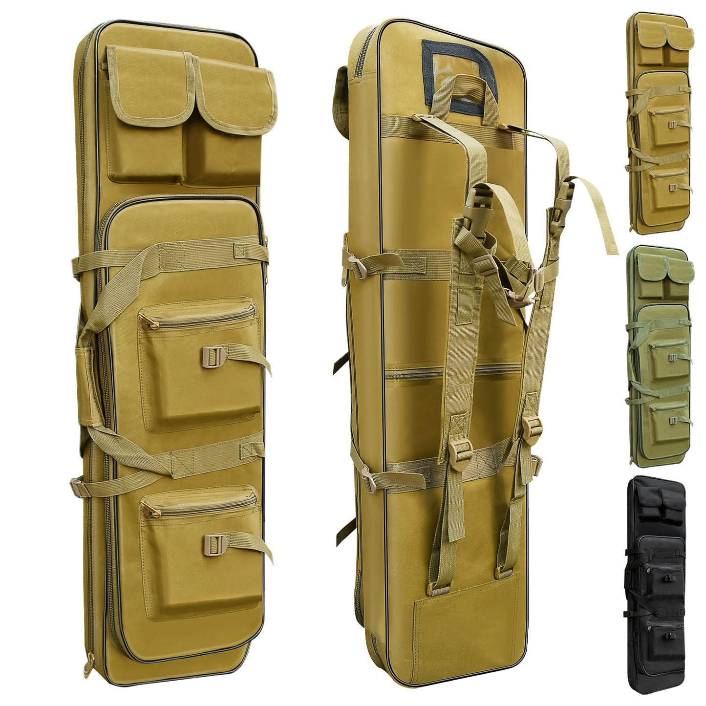 RUBY.Q 32" Bag, Portable Khaki Case for Storage and Transportation