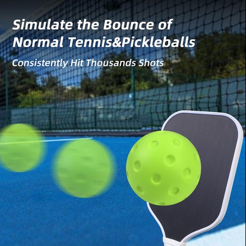 MYKUJA Silent Pickleball Balls, Foam Balls for Indoor or Outdoor Practice, Pickle Ball at Home, 4 Pcs Low-Noise Practice Pickleballs