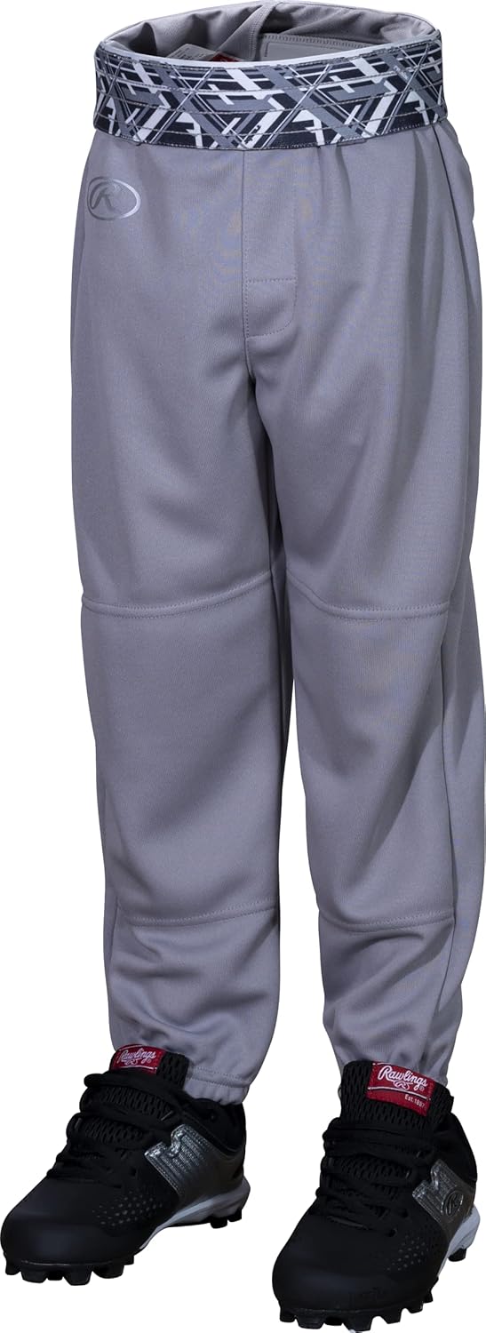 Rawlings | T-Ball & Youth Baseball Game Pants - Comfortable Practice Wear in Multiple Colors