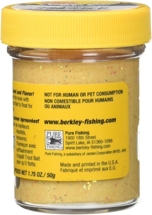 Berkley PowerBait Trout Fishing Dough Bait - All-Natural Formula | Perfect for Freshwater Fishing