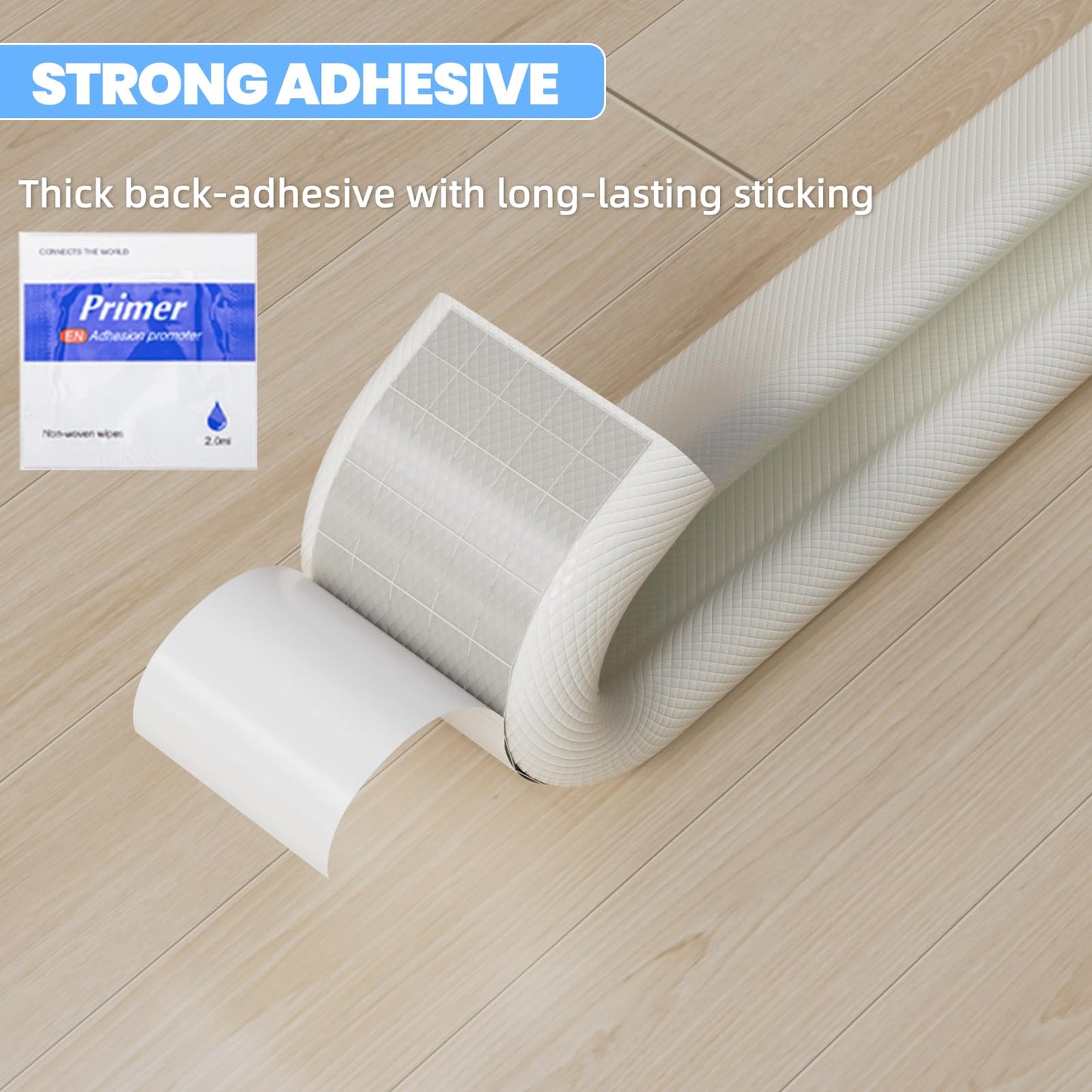 19.7ft V-Shape Weather Stripping Door Frame Seal Strip,Self-Adhesive Door Gap Filler for Winter Insulation,Foam Soundproofing Weatherstripping for Door Draft Stopper Light Blocker,White