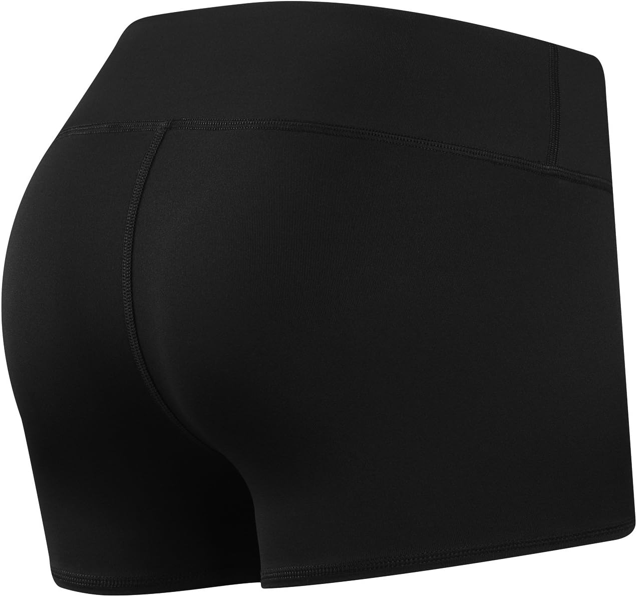 Tough Mode Women's 3" Compression Workout Shorts - Athletic Volleyball & Running Gear