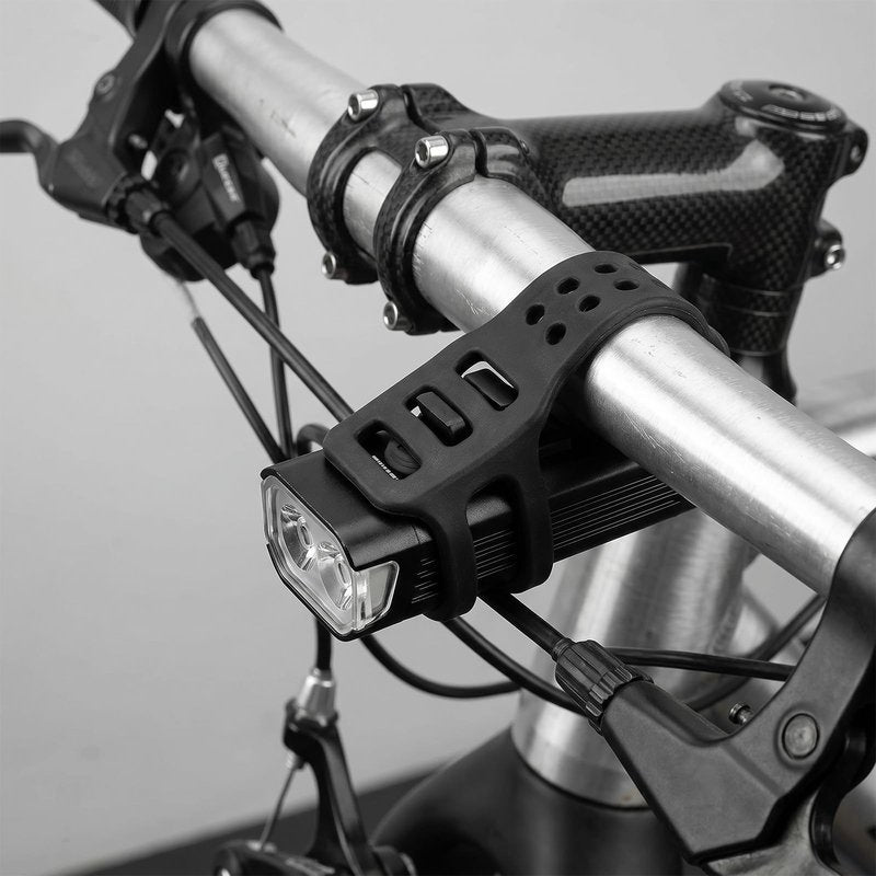 XMHBG 4 Pcs Bike Silicone Band, Cycling Bicycle Rubber Straps,Silicone Mount Band for Flashlights Cell Phones Speaker Lights Holder Bicycle Handlebar Bicycle Light Sets