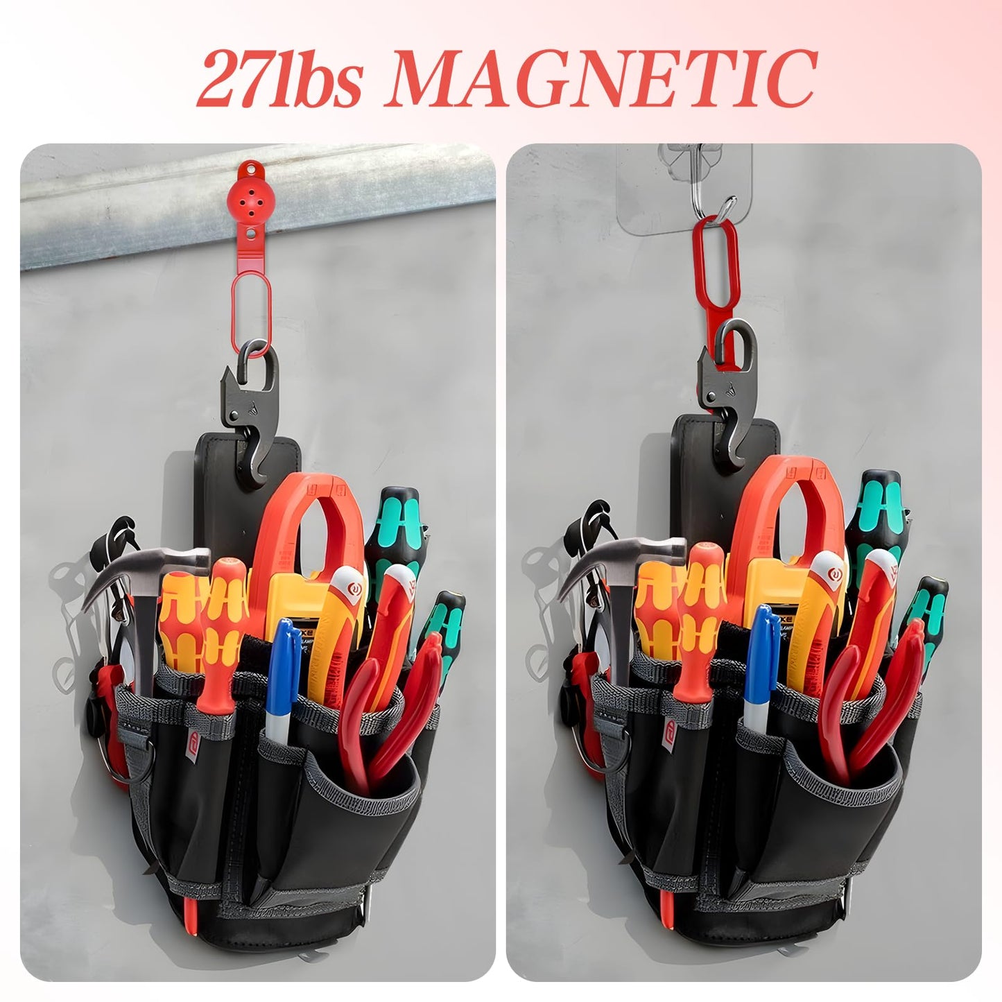 Magnetic Stud Finder with 27 Pounds of Pull Power, No Batteries Required Wall Scanner for Drywall, Wood, Plywood, Ceramic Tiling - Detect Metal, Nails, Screws - Studball 52300