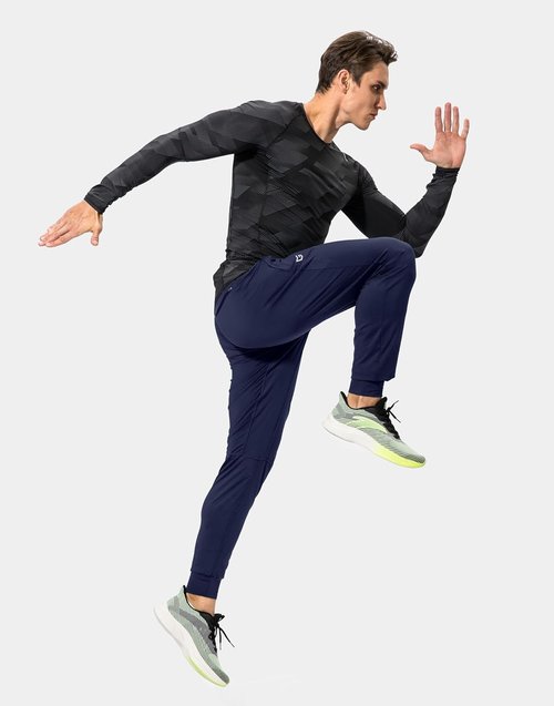 G Gradual Men's Athletic Sweatpants - Zipper Pockets for Training, Running & Workouts | Comfortable Joggers