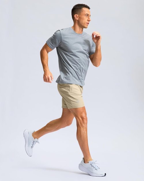 G Gradual Men's Athletic Running Shorts - Quick-Dry Zipper Pockets | Available in 5", 7", 9" Sizes