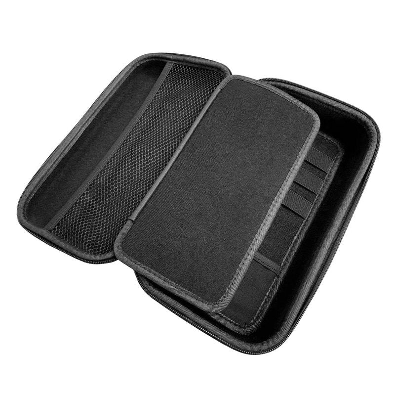 Axglo Golf Glove Holder, Accessories Storage Case, Lightweight & Protective Hard Shell Organizer with Carabiner, Large Storage Space for Tees, Gloves, & Ball Caps, Perfect Golf Gifts, Black