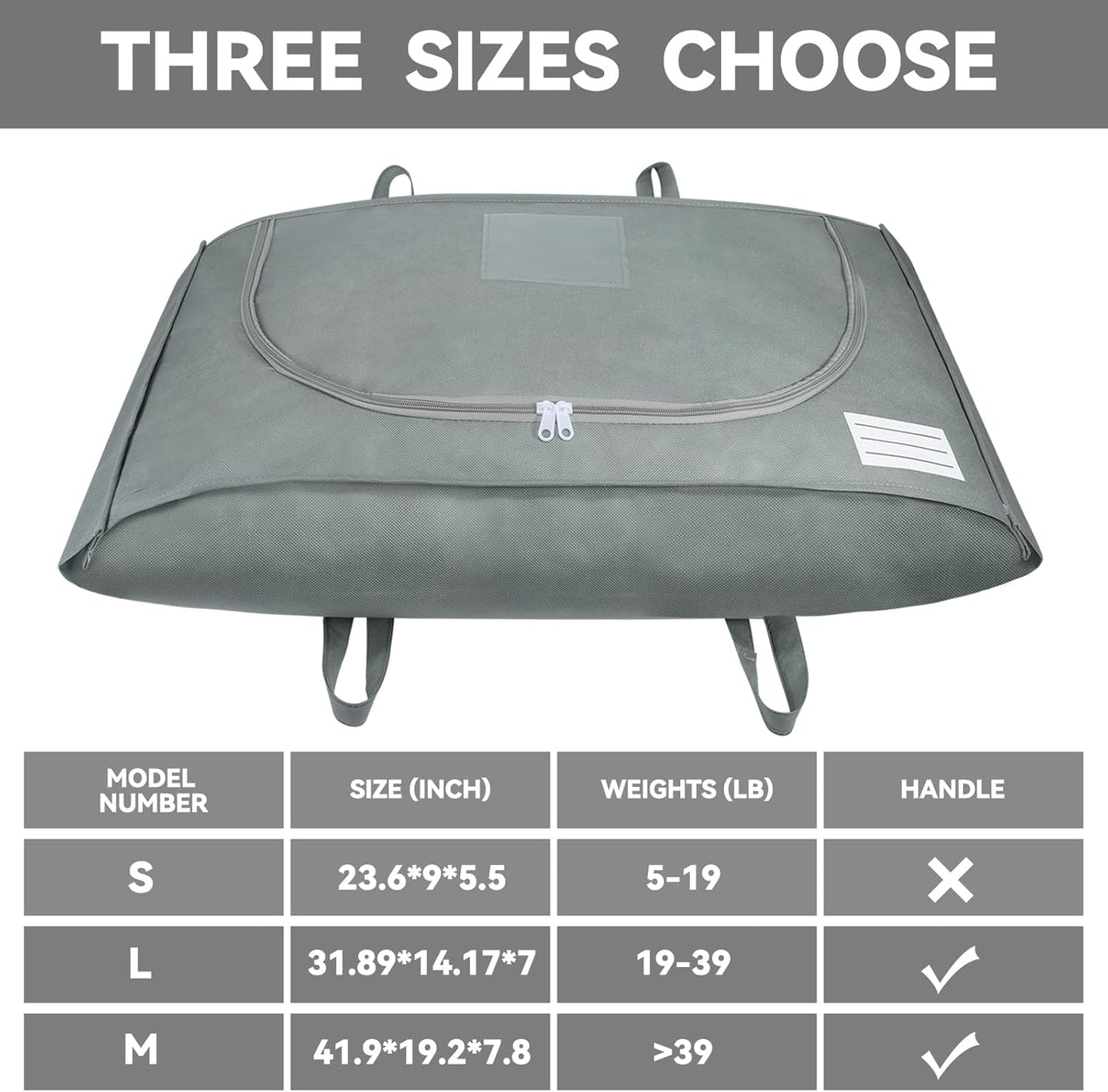 Pet Burial Bag with Handle - Eco-Friendly Dog/Cat Casket for Dignified Memorial | Size M (31.89 x 14.17 x 7 in)