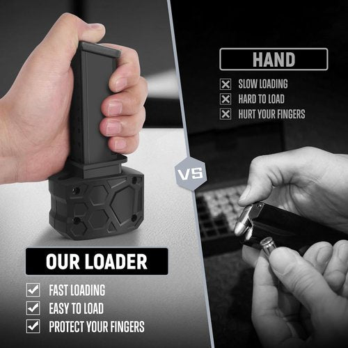 Glock Magazine Speed Loader - Rapid 9mm/.40SW Loader for Glock Models 17-47 | Efficient & Quick Loading