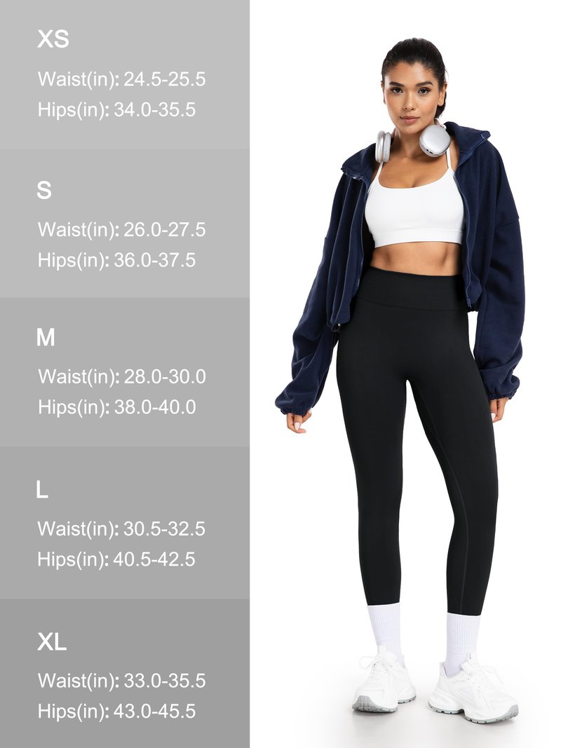 Tallemon Seamless Workout Leggings for Tall Women Extra Long High Waisted Gym Running Pants, 34" Inseam, Black, Large