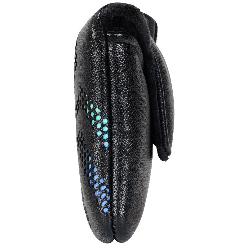 Putter Cover Magnetic, Golf Large Mallet Putter Headcover for Taylormade Spider GTX EX GT (Black)