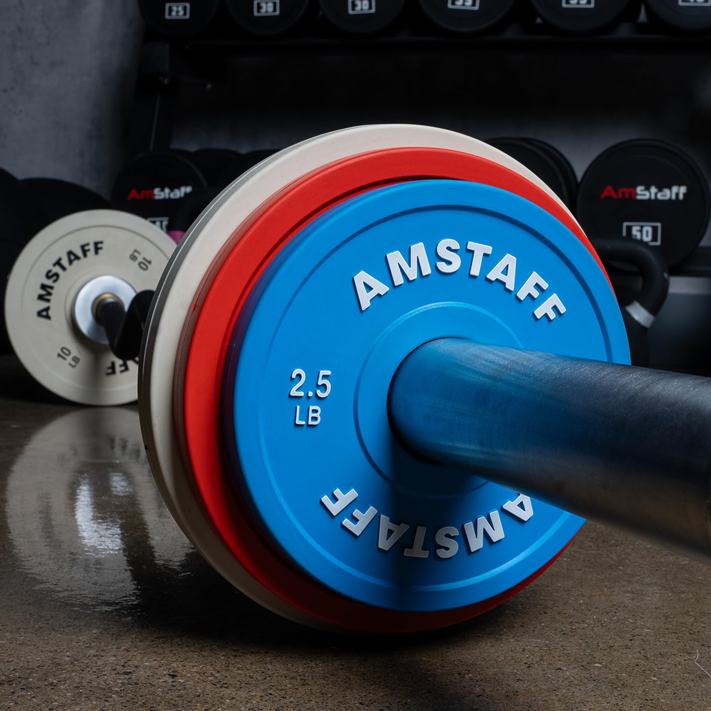 AmStaff Fitness Change and Fractional Plates - Weightlifting & Strength Workouts Gear for Incremental Gains, Standard 2" Hole Diameter for Standard Bars - (10LB, Pair)