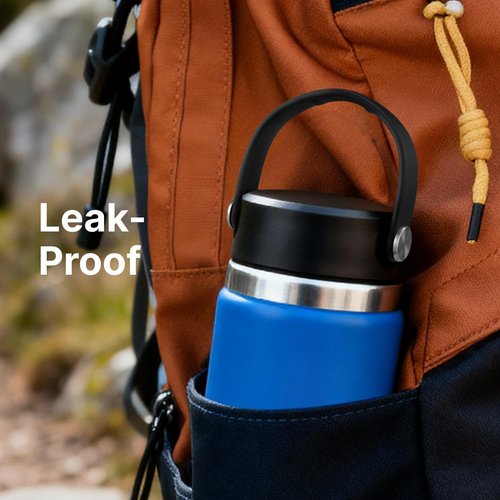 Prurex Replacement Lid for Hydroflask,Klean Kanteen,Simple Modern Wide Mouth Bottles, Flask Cap for 12-64oz Sports Water Bottles Accessories (2 Pack）